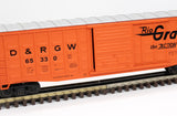 MTH Premier 20-93049 Denver & Rio Grande 50 Waffle Side Box Car O SCALE Like New