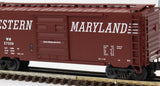 MTH Premier 20-93009 Western Maryland 40' Box Car O SCALE NEW