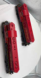 MTH 30-2432-1, 30-2432-3 U.S. Army GP-9 Diesel Engine Set (Set of 2) 1 pwd 1 nonpwd O Scale Like New