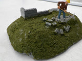 K-Line k-42415   FIGURE w/SLEDGEHAMMER, CONSTRUCTION SCENE O SCALE Used Excellent as is