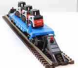 Lionel 6-16923 lionel Lines Flat Car w/ 3 753 Bobcats O SCALE (custom ) Like New