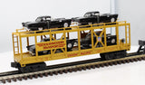 MTH 30-7674 TTOS Auto Carrier W/ 4 T-Birds O SCALE Like New