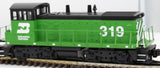 MTH Railking 30-2394-3 Burlington Northern SW-1500 Switcher Diesel Non-Powered O SCALE Like New