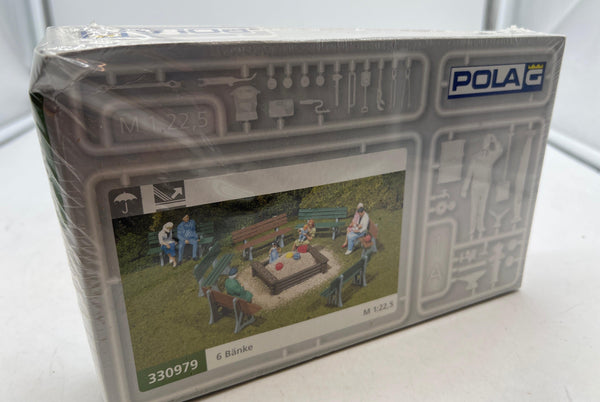 Pola G Pola 330979 6 Benches Kit G SCALE NEW