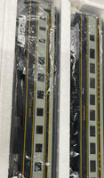 MTH 20-6565, 20-6665 Baltimore & Ohio Steamlined Passenger Set (Set of 7 Cars) O Scale Like New