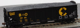 Athearn ATH15153 HO RTR 40' 3-Bay Ribbed Hopper With Load, B&O #10189 HO SCALE NEW