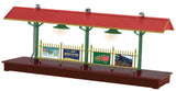 American Flyer Lionel 6-49855 Illuminated Winter  Station Platform S SCALE Like New