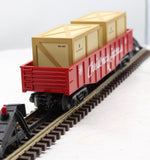 MTH 30-4207B Christmas Gondola w/2 Crates O SCALE Like New