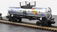 MTH Railking 30-7378 Sunoco RailKing Tank Car - Sunoco (Sun Oil - Chrome) O SCALE NEW