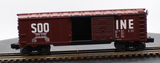 lionel 6-39243 Lionel Soo Line Boxcar O SCALE Like New Damaged Box