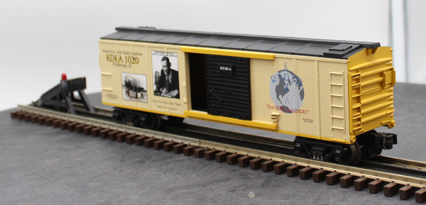 MTH 30-74152 KDKA boxcar O scale Like New