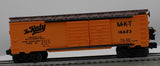 Lionel 6-16623 MISSOURI KANSAS TEXAS Double Door Boxcar w/ end of train device O Scale Like New