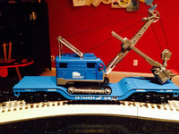 Lionel 6-52149  Conrail flatcar with steam shovel kit 1998 TTOS convention O SCALE NEW