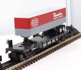 Lionel 6-19482 NEW YORK CENTRAL Flatcar with Trailer O Scale Like New