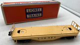 Lionel  POSTWAR  6151 Range Patrol Truck On Flat Car CREAM O Scale Used Damaged Box