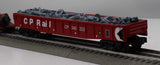 MTH 30-7009E CP Rail Gondola RailKing W JUNK LOAD O Scale Like New