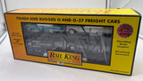 MTH Railking 30-7676 MTH Transport RailKing Auto Carrier Flat Car Contains (2) Ertl '57 Chryslers and (2) Ertl '57 Mercurys O SCALE NEW