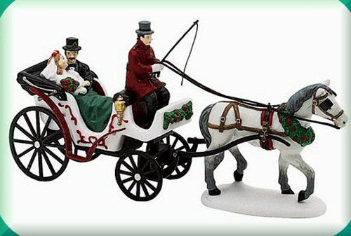 Dept 56 58901 A Carriage Ride for The Bride Christmas in the City