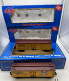 Atlas 6714 MILLER BEER High Life 2 Pack 40' Refrigerator Cars 3-Rail O Scale Used Excellent