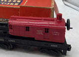 Lionel 6560-25 Postwar Red BUCYRUS ERIE Crane Car O Scale Used Excellent Damaged Box as is