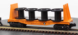 K-Line K-6675 Illinois Central Flatcar with spools O SCALE Like New