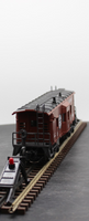 Lionel 6-9323 Atchison Topeka Santa Fe Bay Window Caboose O SCALE Like New