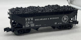 Lionel 6-17035 Delaware Hudson D&H Die cast 50 ton offset hopper car O SCALE Like New