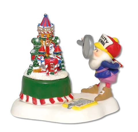 Department 56 56.57204 Making Each House, Checking it Twice-- North Pole series