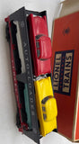 Lionel Postwar 6414 # Evans Auto Loader w/ 4 Automobiles O SCALE Used Excellent Damaged Box