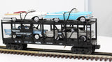 MTH Railking 30-7676 MTH Transport Auto Carrier Flat Car O SCALE Like New