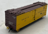 Blackstone Models b340813 Denver Rio Grande Western D&RGW yellow Moffat Tunnel Herald 30' Refrigerator Car HOn3 Scale Like New