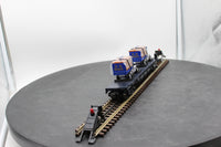 MTH Rail King 30-76115 O Scale Richmond Fredericksburg & Potomac Flat Car with 1926 USPS Delivery trucks O SCALE NEW