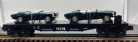 MTH Railking 30-7670 MTH Transport Flat Car w'67 Camaros O SCALE NEW