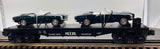 MTH Railking 30-7670 MTH Transport Flat Car w'67 Camaros O SCALE NEW