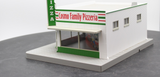 MTH Railking 30-90217 Cosmo Family Pizzeria Single Story Opposite Corner Store O SCALE NEW