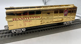 MTH 30-7446 PENNSYLVANIA PRR Box Car Millenium gold plated  RailKing O Scale Like New