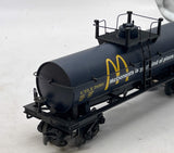 MTH 30-7327 MCDONALDS Tank Car RailKing O Scale Like New