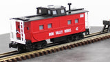 MTH 30-4159C RAILKING Mon Valley Works Steel Caboose O SCALE Like New