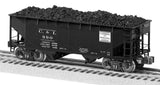 Lionel 2226040 Cambria & Indiana Die-cast AAR 2-Bay Hopper 2-Pack O SCALE NEW