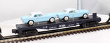 MTH 30-7617 Auto Transport w/Mustangs RailKing O Scale Like New