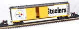 MTH Premier 20-93269 NFL - Pittsburgh Steelers Double Door 50' Box Car O SCALE Like New