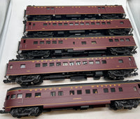 MTH Premier 20-65145 Norfolk & Western N&W Powhatan Arrow 5-Car 70' Streamlined Passenger Set Smooth Sided O SCALE Like New