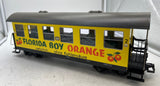 LGB 3072 FLORIDA BOY ORANGE DUETSCHE BAHN DB GERMAN TRAIN CAR G Scale Like New
