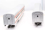 MTH 20-6121 SANTA FE 60' Slp/Din Aluminum Passenger Set Premier O Scale Like New