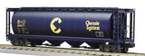 MTH Premier 20-97420 Chessie 100 Ton Hopper Car O SCALE Used Excellent