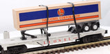 Lionel 6-16924 64240 Lionel Corp. Trailer on Flatcar O Scale Used