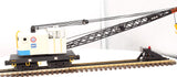 MTH Railking 30-79328 Repainted American Crane Car O SCALE Like New Union Railroad