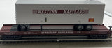 MTH Premier 20-98136 Western Maryland Flat Car w/ 40 trailer O SCALE Like New