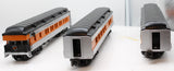 K-Line K-1136W Western Pacific WP"Exposition Flyer" Steam Locomotive & 3 Cars O SCALE Like New