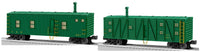 Lionel 2126580 Chesapeake & Ohio C&O Kitchen car #X41 AND 2126641 Bunk Car # B575